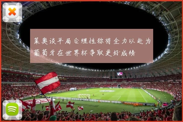 莱奥谈平局合理性称将全力以赴为葡萄牙在世界杯争取更好成绩