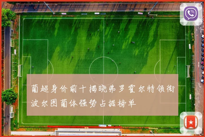 葡超身价前十揭晓弗罗霍尔特领衔波尔图葡体强势占据榜单